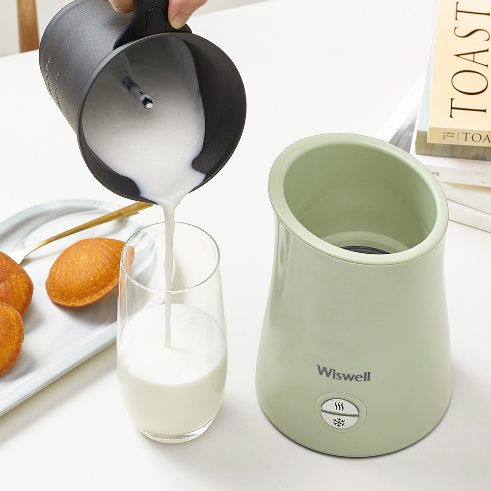 위즈웰 우유거품기 데우기 핫초코 만들기