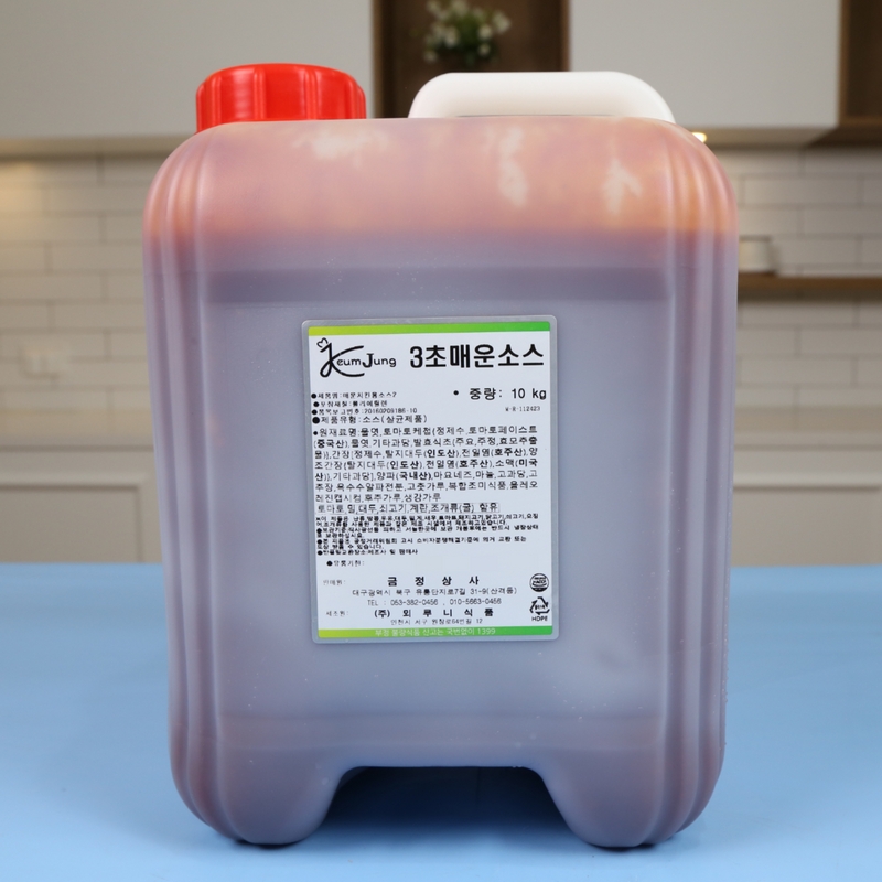 모두닭집 뫼루니식품 3초매운소스 10KG 핫양념 매운양념 - 상세 이미지 3