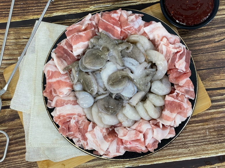 쭈삼새 폭탄 새우 삼겹살 주꾸미 쭈꾸미 쭈삼 - 상세 이미지 2
