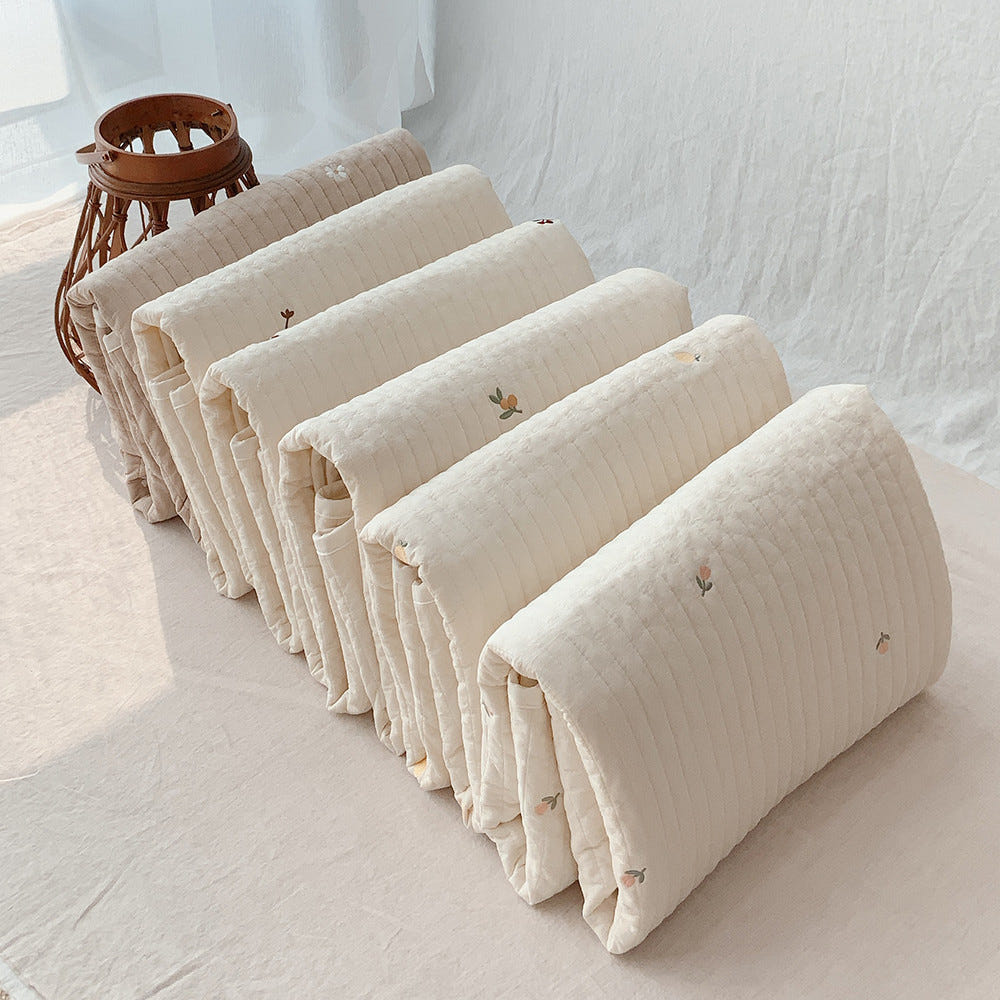 마롤로뜨 아기 침대패드 슈퍼싱글 쿠시노 100수 순면 누빔 이불패드 신생아 유아 SS