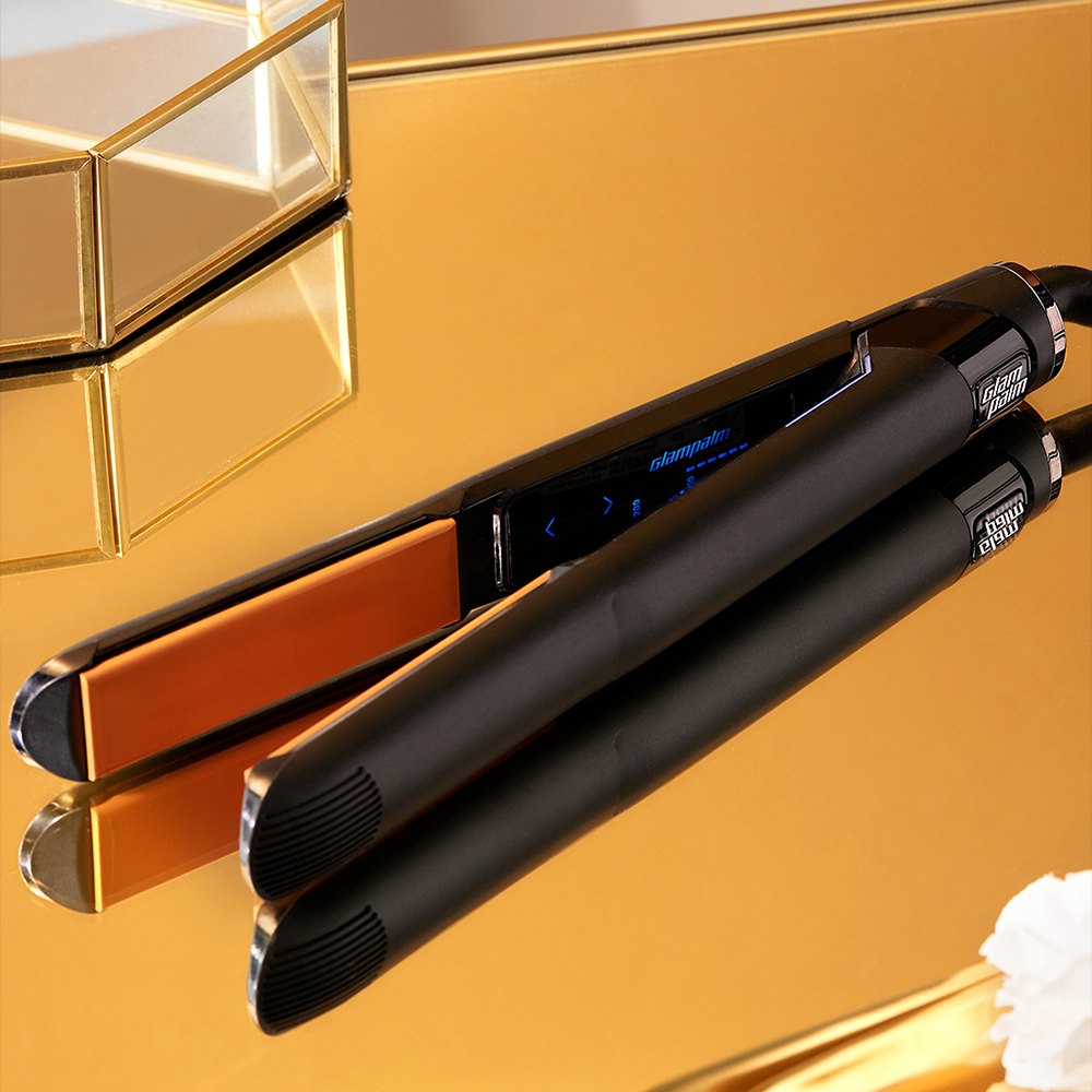 [GP201T BK] 글램팜 글램뮤즈 터치 플랫 (오리지널블랙) 판고데기 미용실 매직기