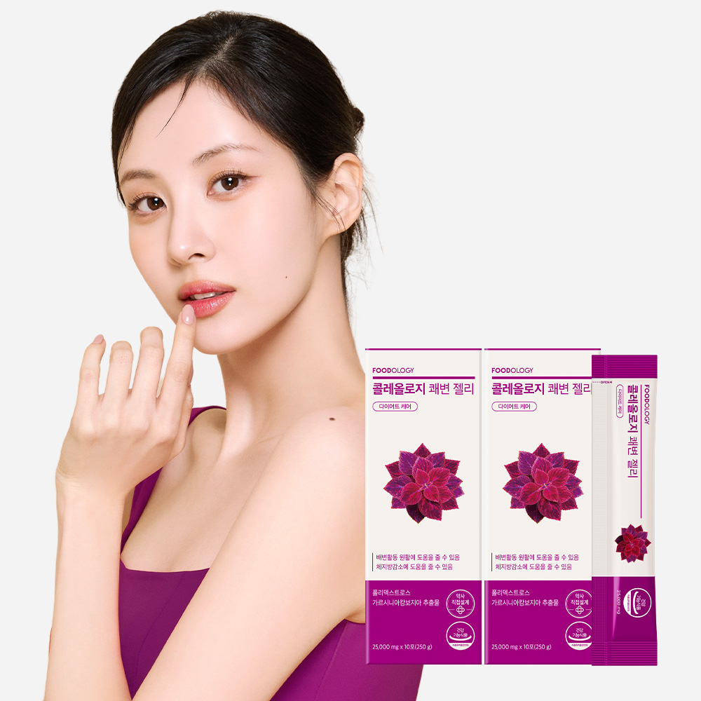 푸드올로지 콜레올로지 다이어트 가르시니아 쾌변 젤리 10포, 2개 제품 이미지