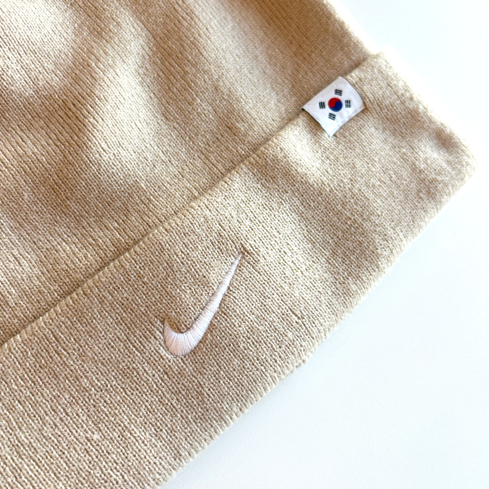 나이키 코리아 니트 러닝 비니 남녀공용 겨울모자 HF8872베이지, Free