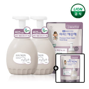 아이깨끗해 프리미엄 핸드워시 클린비건 피오니향 450ml 본품 2개+40... 솔직 후기 | 피부 타입별 분석 - 상품 이미지 1