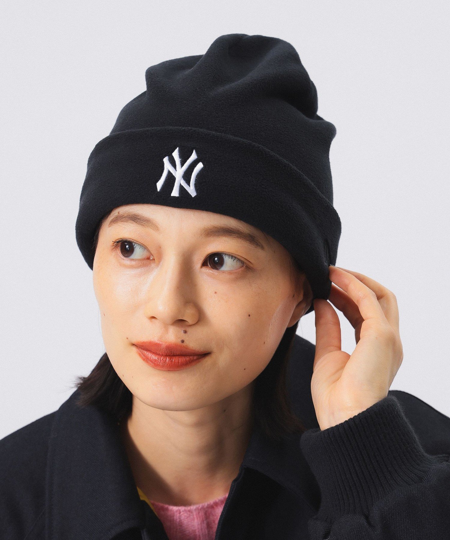 NEW ERA 뉴에라 x 빔즈 보이 별주 폴라테크 와치 캡 모자 블랙 그레이 2컬러 - 상품 이미지