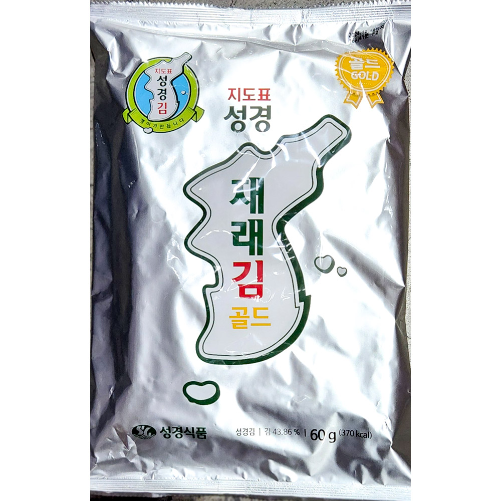 조미재래전장김(성경지도표 60g) X20 : 더착한푸드몰