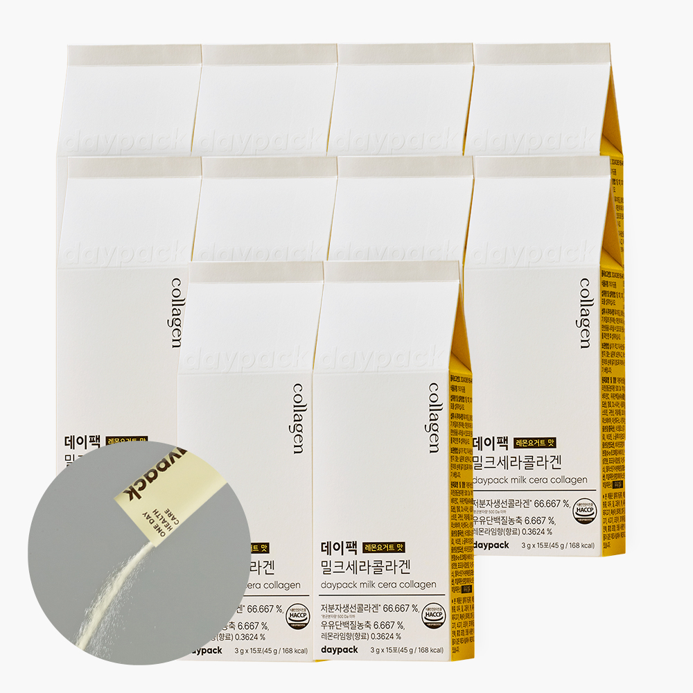 데이팩 밀크세라콜라겐 5세대 콜라겐 세라마이드 비오틴 15포, 10개