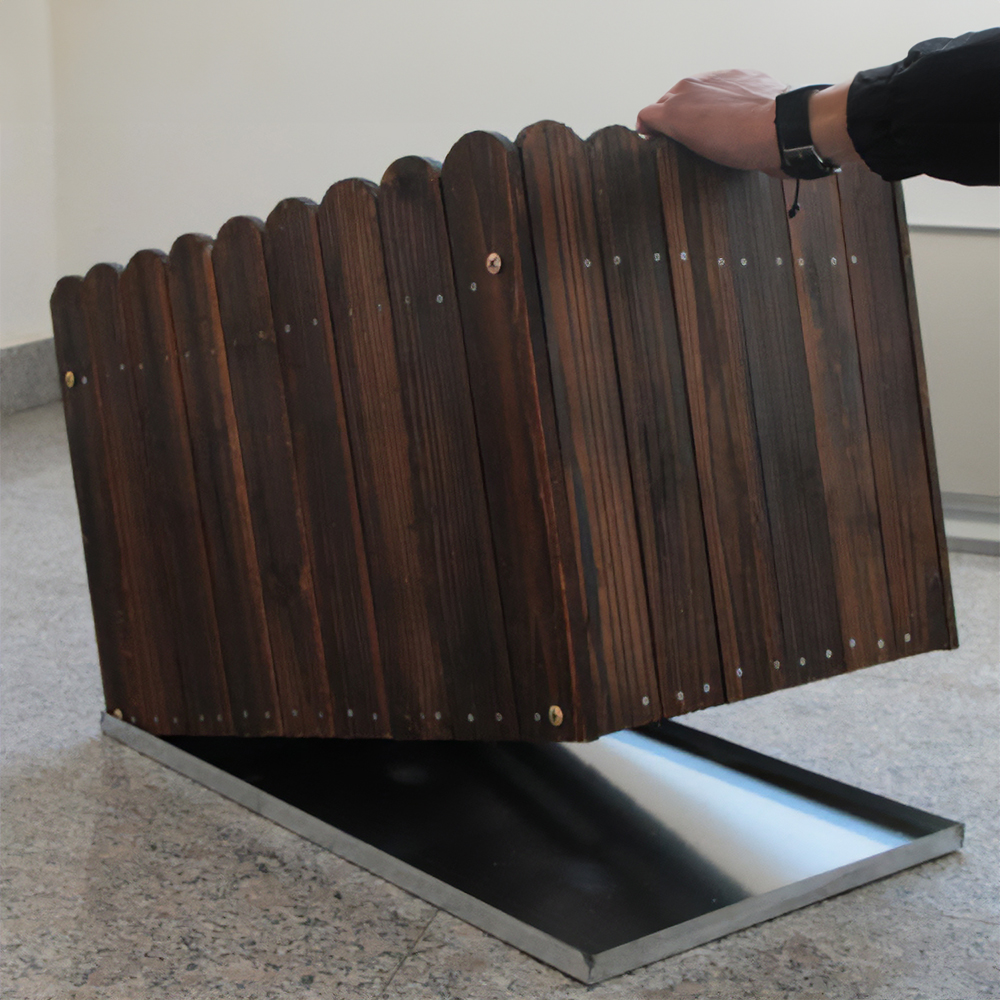 방부목 화분 대형 텃밭 화단 야외 옥상 직사각 나무 상자 80