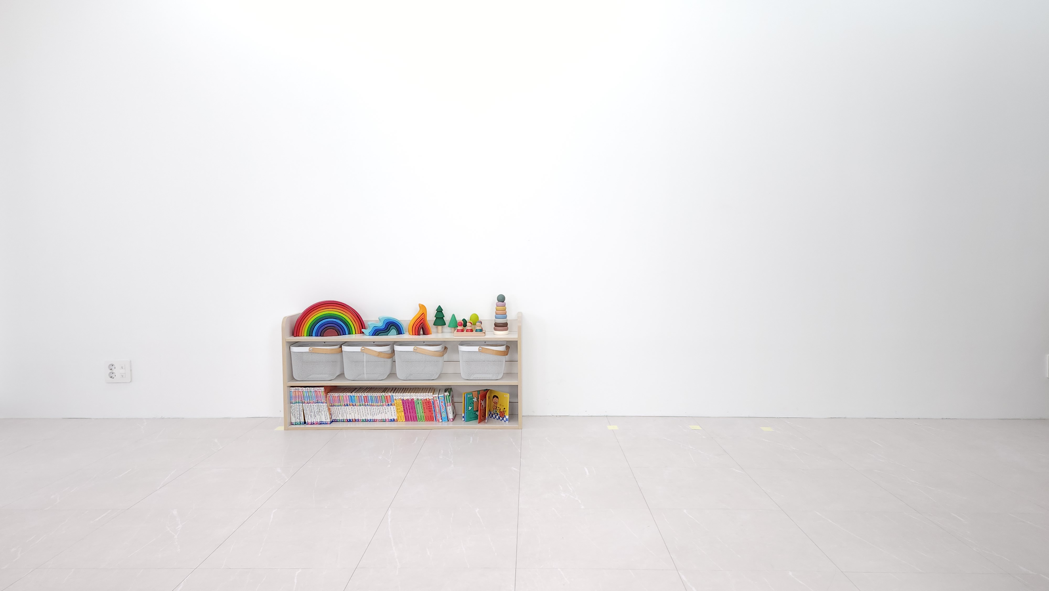 비노즈 국내생산 교구장 낮은 아기 전면 유아 아이 3단 1200