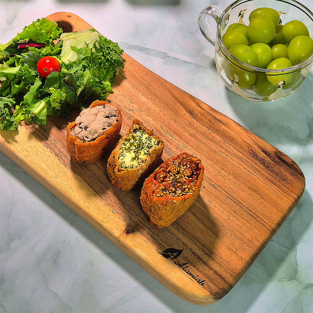 알라미아 파투하 페이스그레인 통원목 도마 3size 플레이팅 캠핑도마 이미지 8