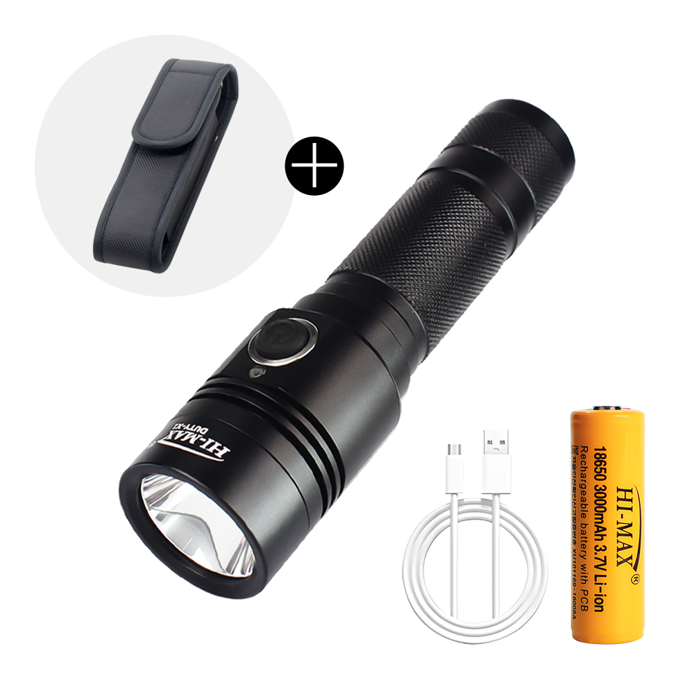 아노 고휘도 LED 손전등 미니 후레쉬 충전식랜턴 듀티X1 세트