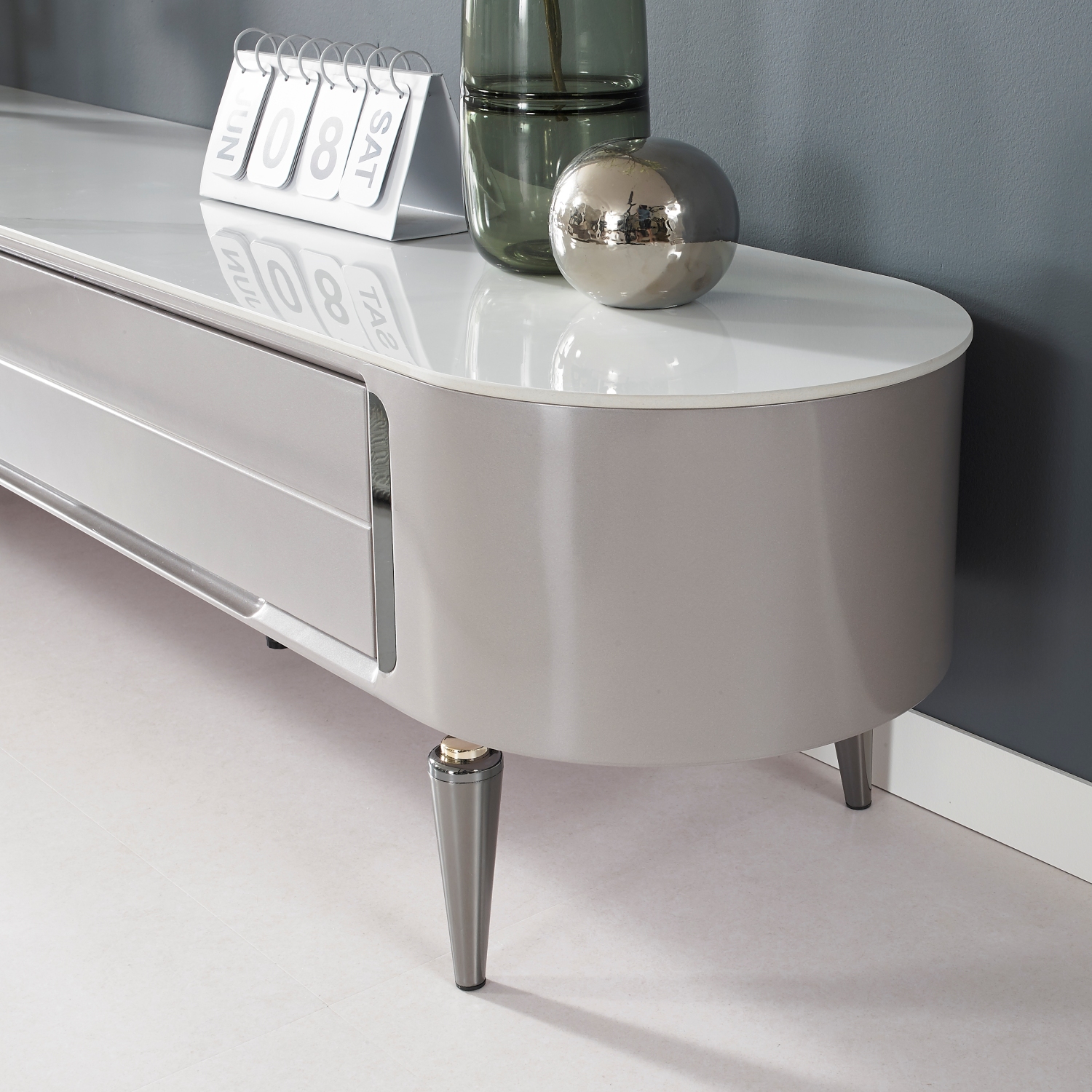 레이 포세린 세라믹 거실테이블 소파테이블 1300, 그레이