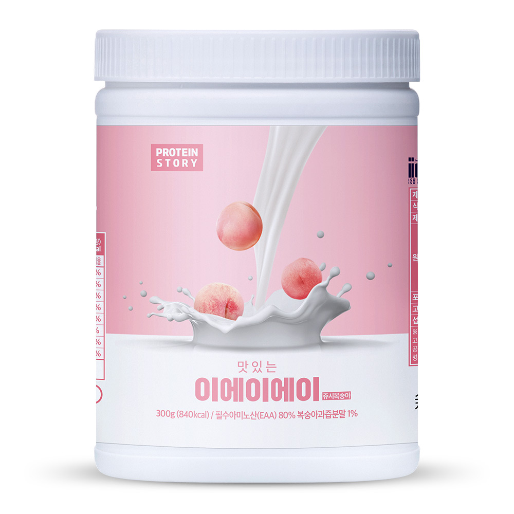 프로틴스토리 맛있는 EAA 쥬시복숭아 300g - 메인 이미지