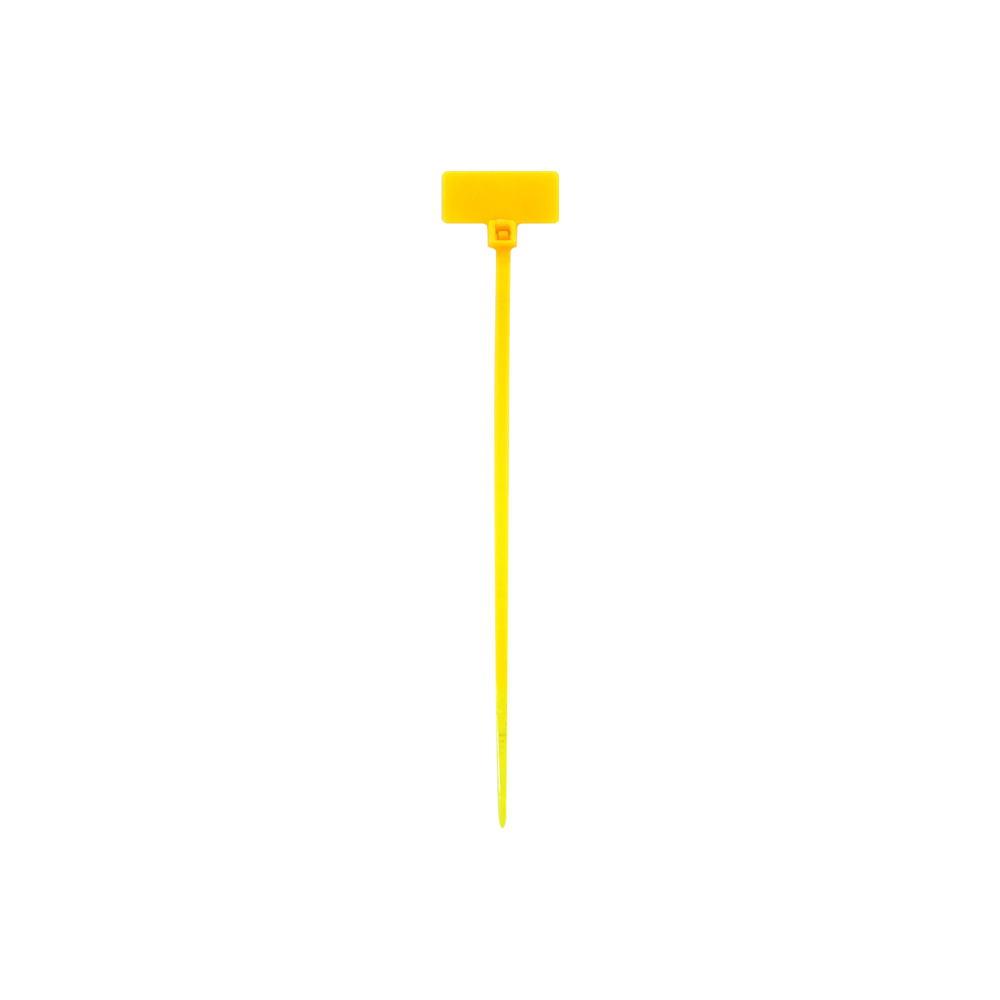 자니르 케이블 네임타이 전선 정리 이름표 노랑 110mm - 상품 이미지