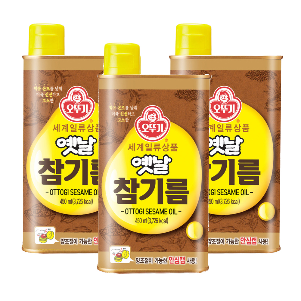 오뚜기 옛날 참기름 450ml 3개 외 6종