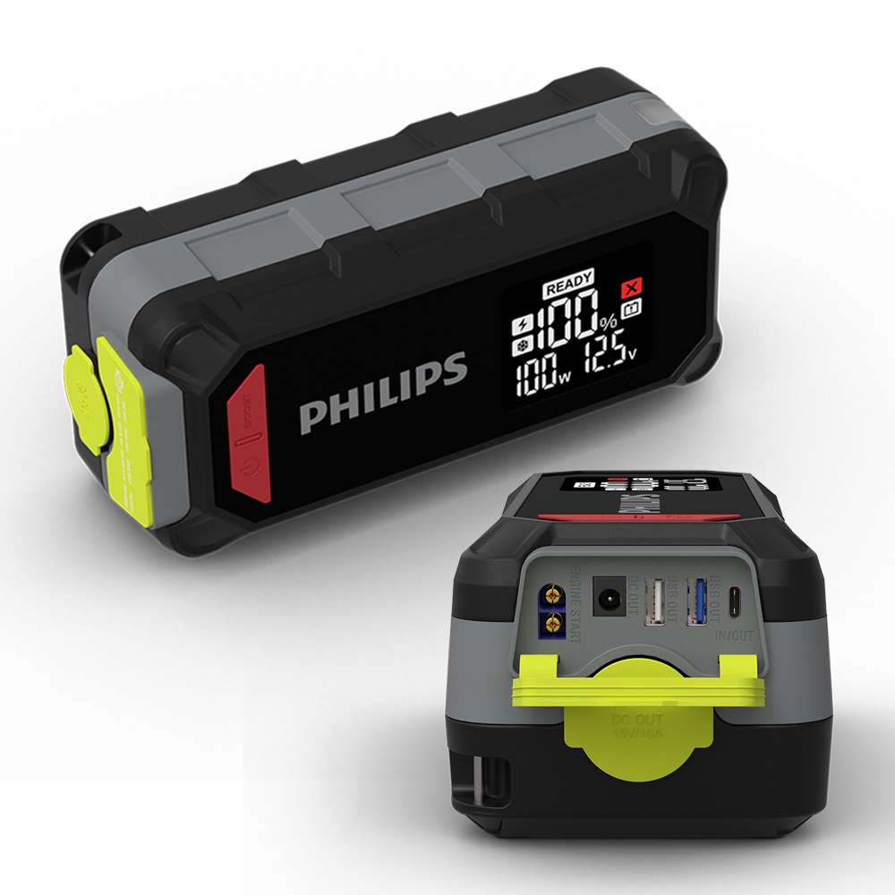 필립스 차박 캠핑 멀티 파워뱅크 JS7310 60000mAh 점프스타터 배터리진단(4 in 1)