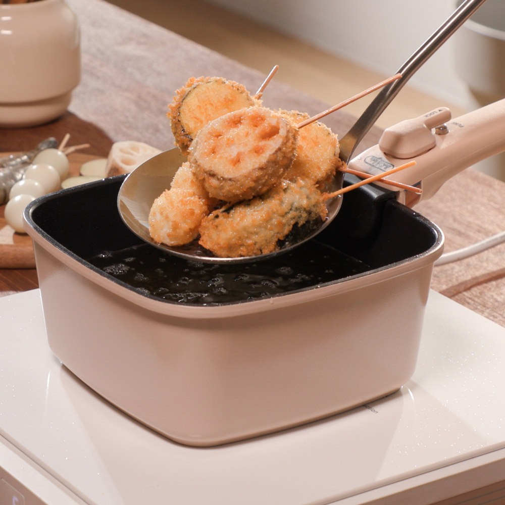 보오글 인덕션 냄비 논스틱코팅 사각 인덕션용 냄비 단품 18cm - 상세 이미지 2