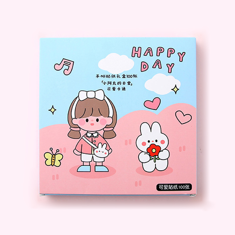 아이두DIY 해피 데이 스티커박스 스티커 세트 다꾸 인스 - 메인 이미지