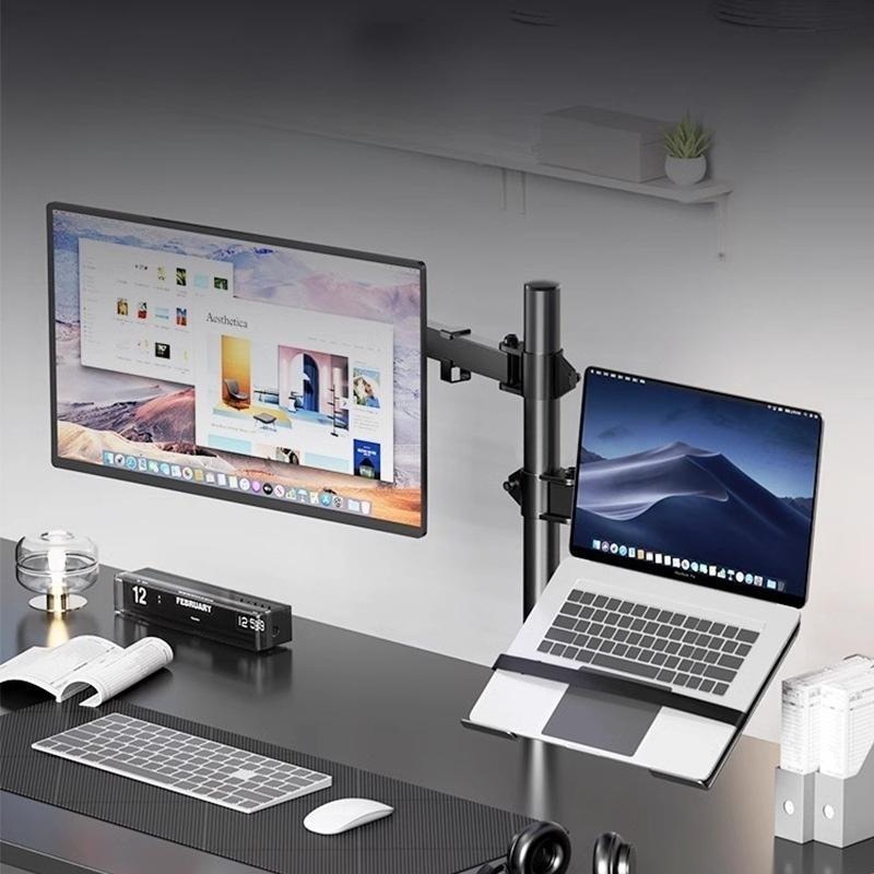 고중량 모니터 사이드암 모니터암 듀얼 모니터암 360도 회전