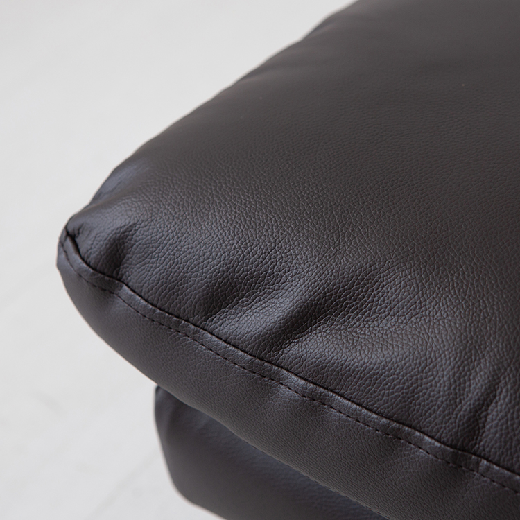 앰보 스툴 소가죽 블랙브라운 3463.1123