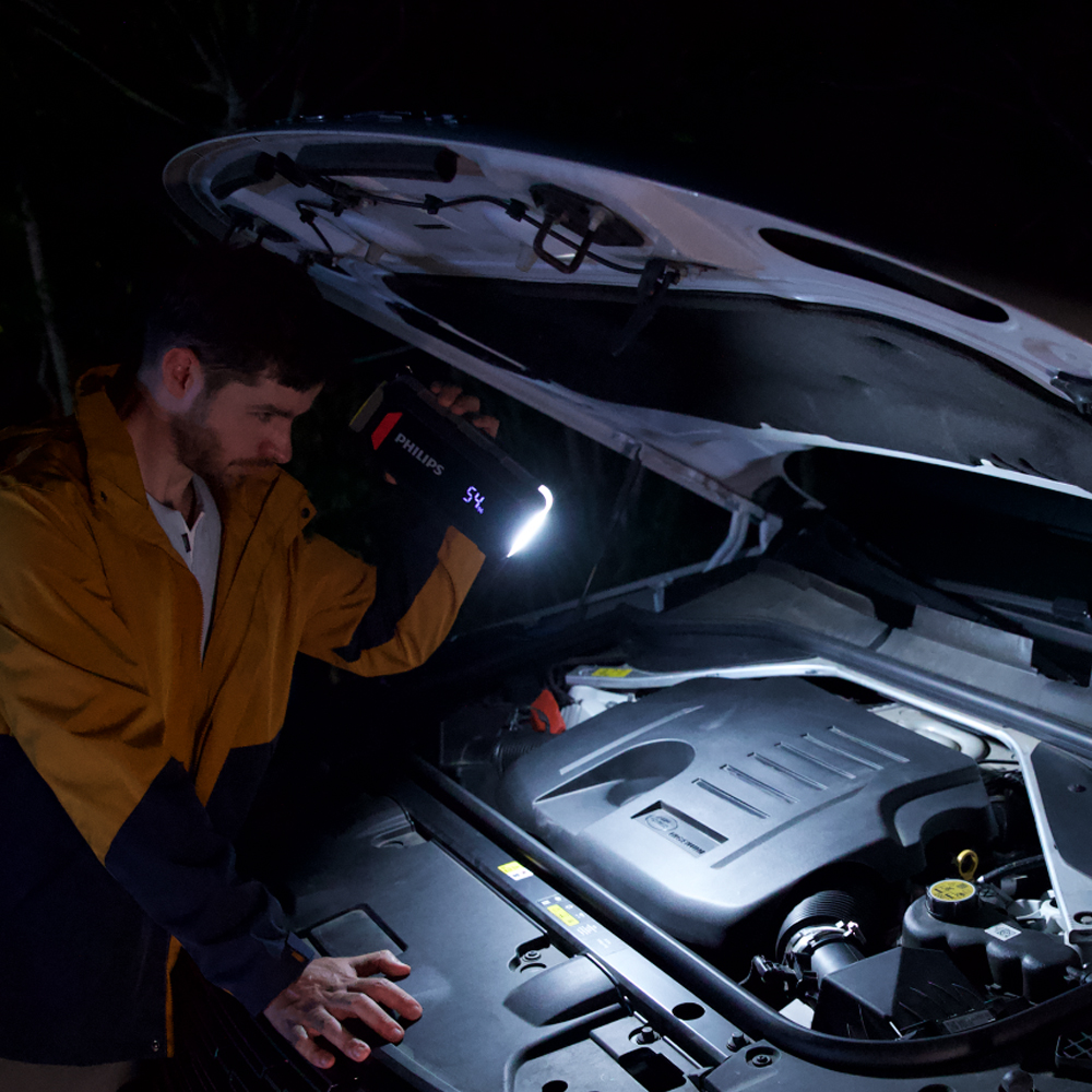 필립스 차박 캠핑 멀티 파워뱅크 JS7310 60000mAh 점프스타터 배터리진단(4 in 1)