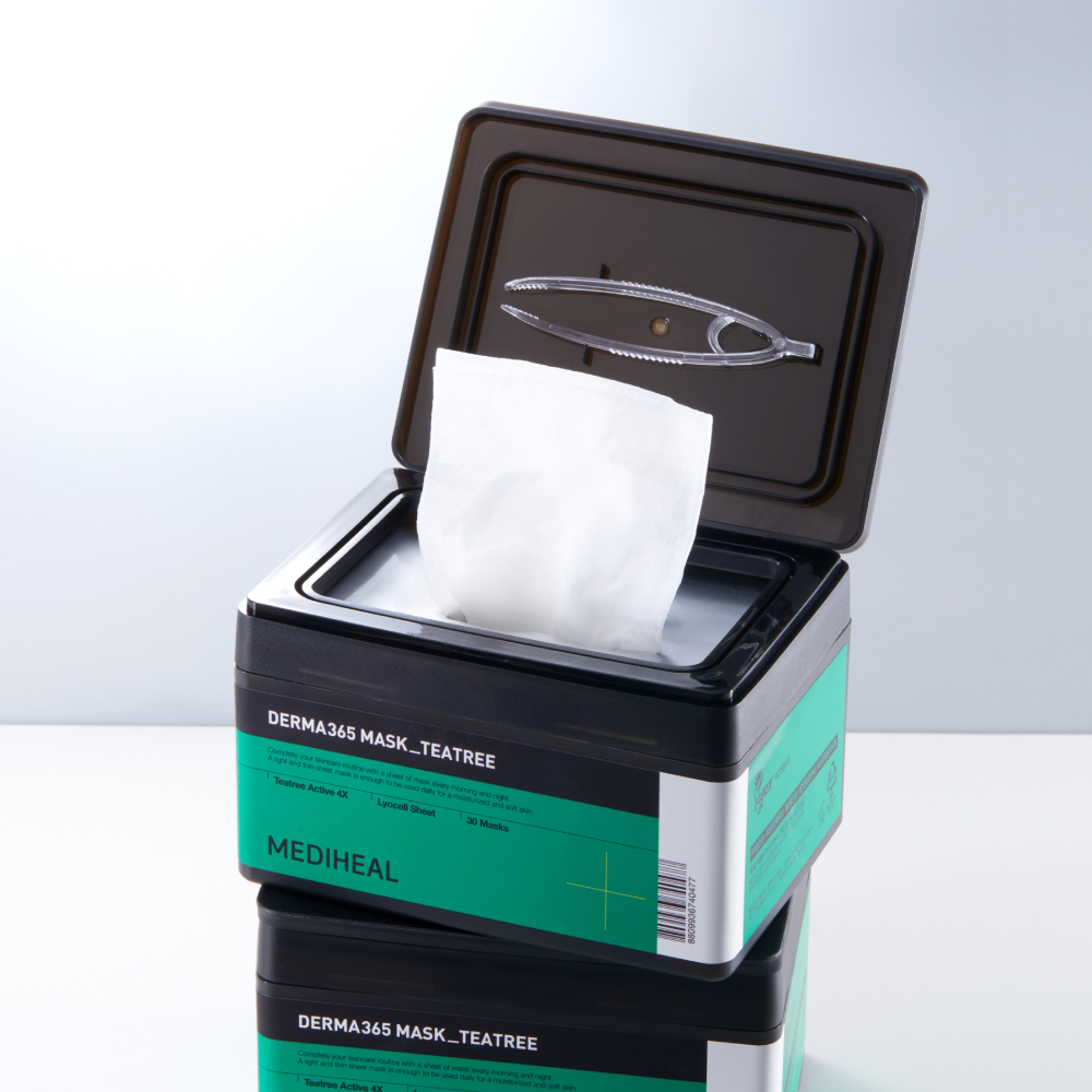 메디힐 뽑아쓰는 마스크팩 더마365 티트리 30매 - 상품 이미지