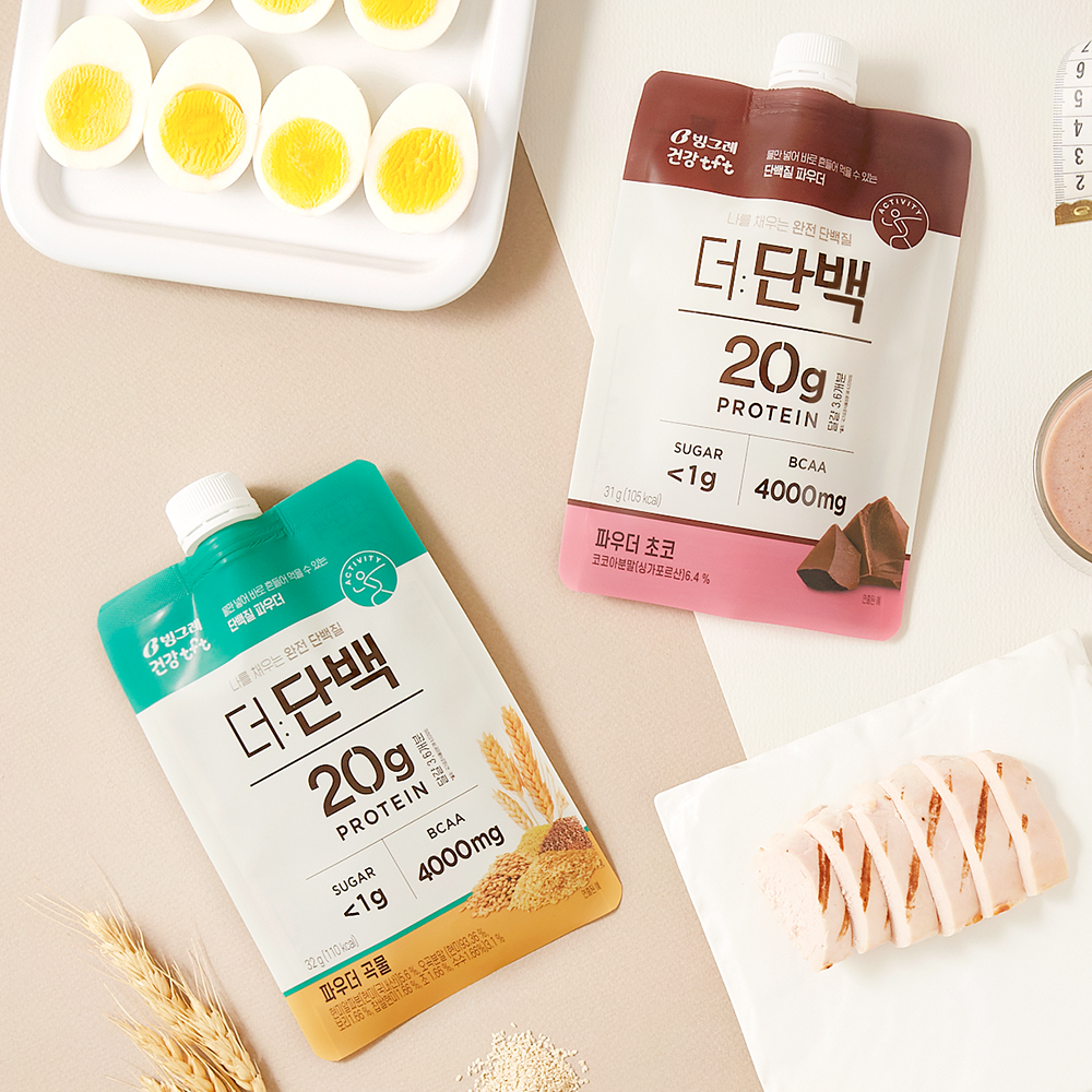 빙그레 더단백 파우더 단백질 쉐이크 곡물 7개입 이미지 4
