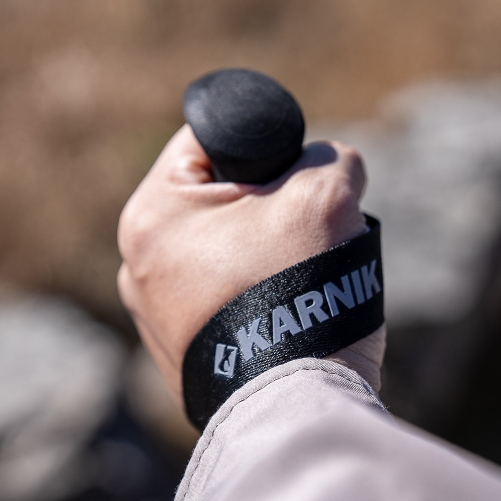 카르닉 등산스틱 경량 5단 접이식 등산용 2개 지팡이 노르딕워킹 z폴