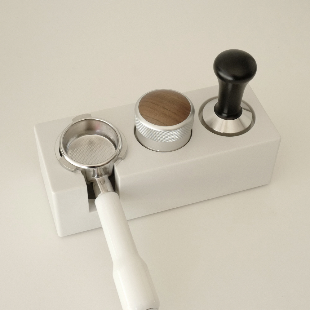 RCW 커피 블랙 템퍼 58.5mm 카페 브레빌 드롱기 탬퍼 탬핑