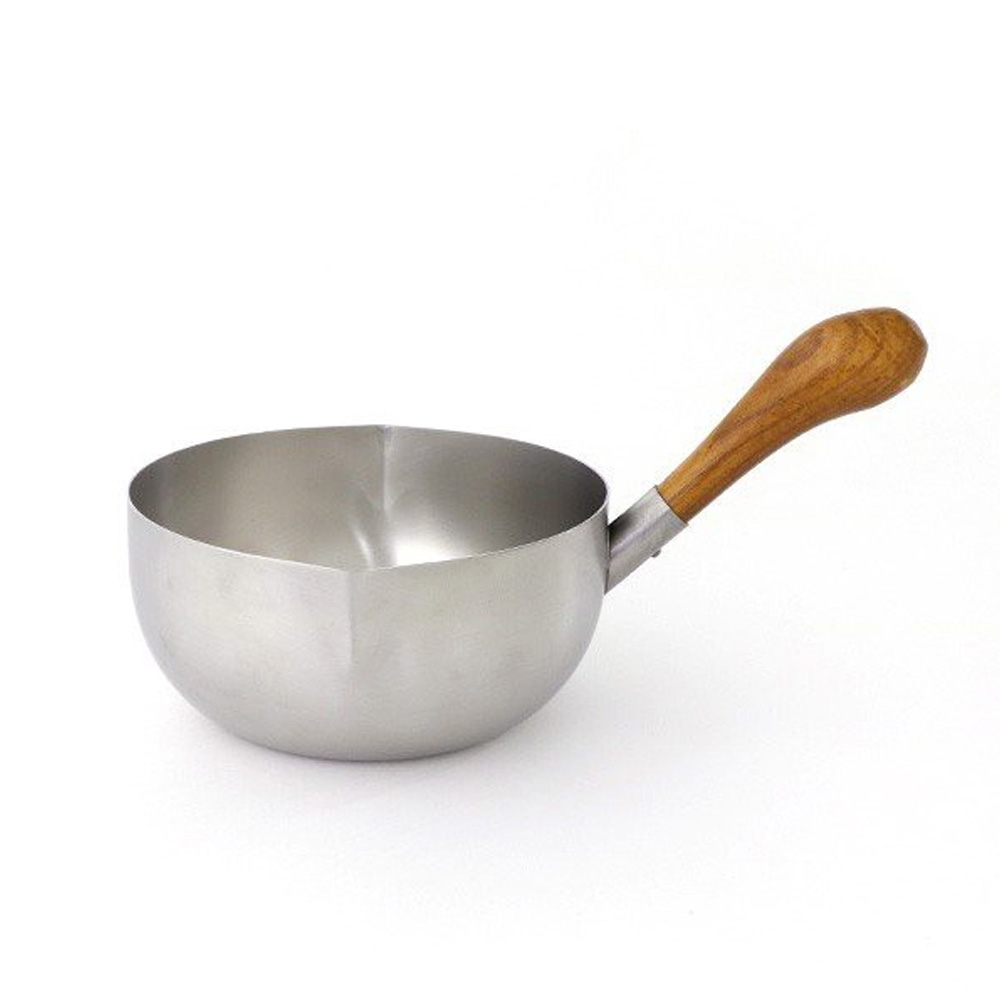 일본 아이자와 공방 밀크팬 미니 편수냄비 이유식냄비 150mm - 메인 이미지
