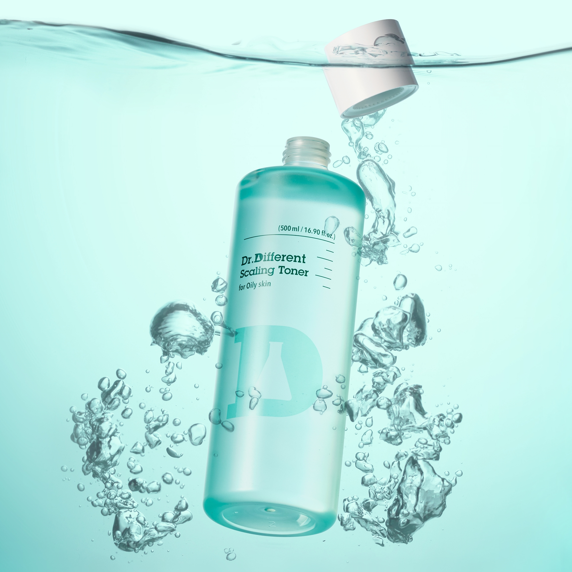 닥터디퍼런트 대용량 스케일링 토너(지성) 500ml/ BHA 닦토& 흡토 모공,각질 스킨 - 메인 이미지