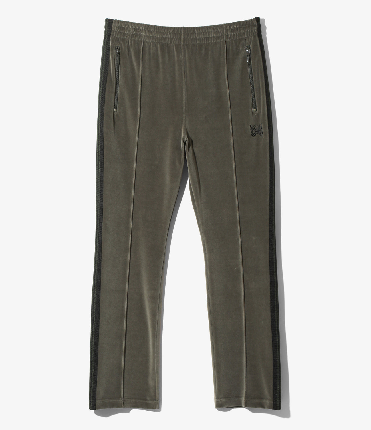니들스 Needles Narrow Track Pant C Pe 벨벳 팬츠 PU280B - 메인 이미지