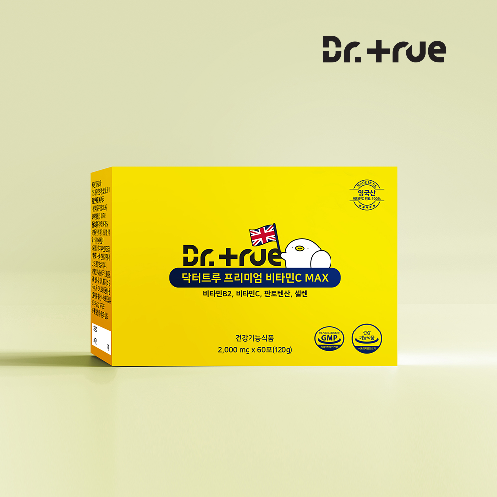 닥터트루 프리미엄 영국산 DSM 비타민C MAX 60포, 1개