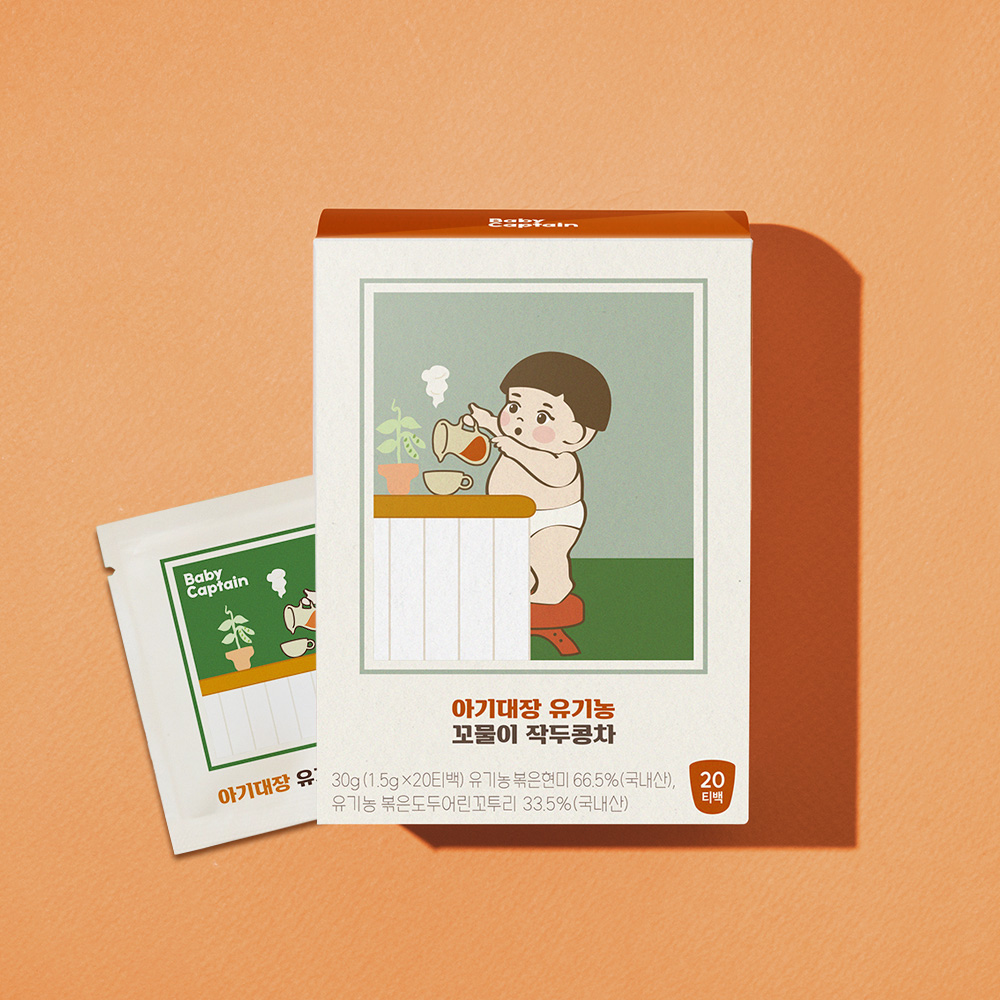 아기대장 유기농 국내산 아기차 20티백 작두콩, 1개 - 상세 이미지 3