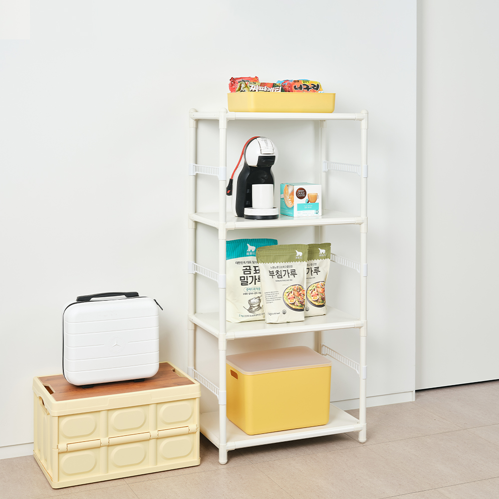 렌지대 전자렌지 선반 수납장 밥솥 다이 밥솥장 거치대 600 4단