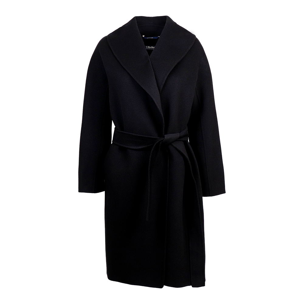 에스막스마라 여성 메시 벨티드 버진 울 코트 2429016121600 013