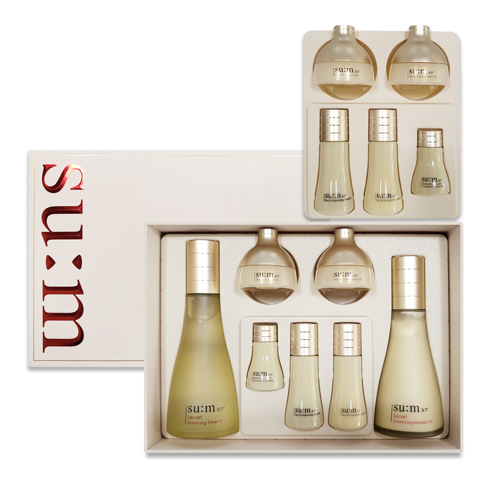 숨37도 시크릿 이엑스 2종 세트 24년 10월 기획 토너 150ml 에멀전 120ml : 최강글로벌