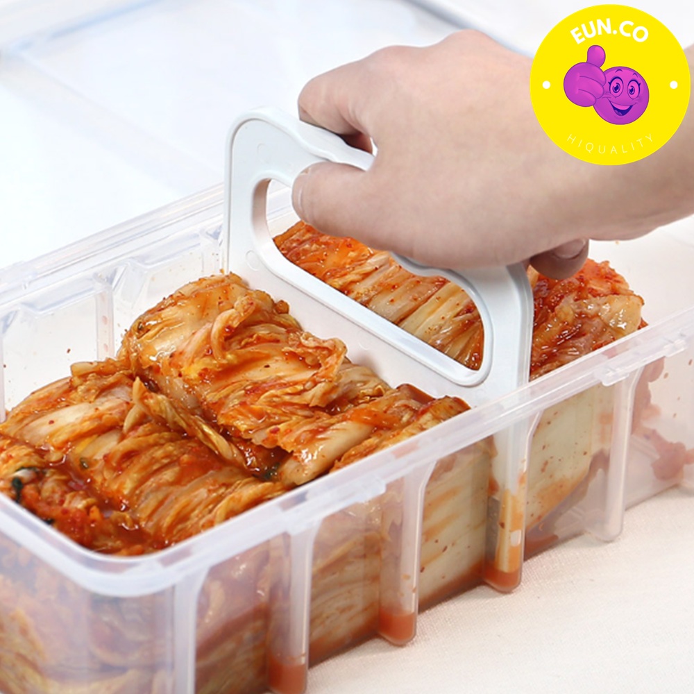 김치 자르기 썰기 커터 써는통 밀폐용기 - 상품 이미지