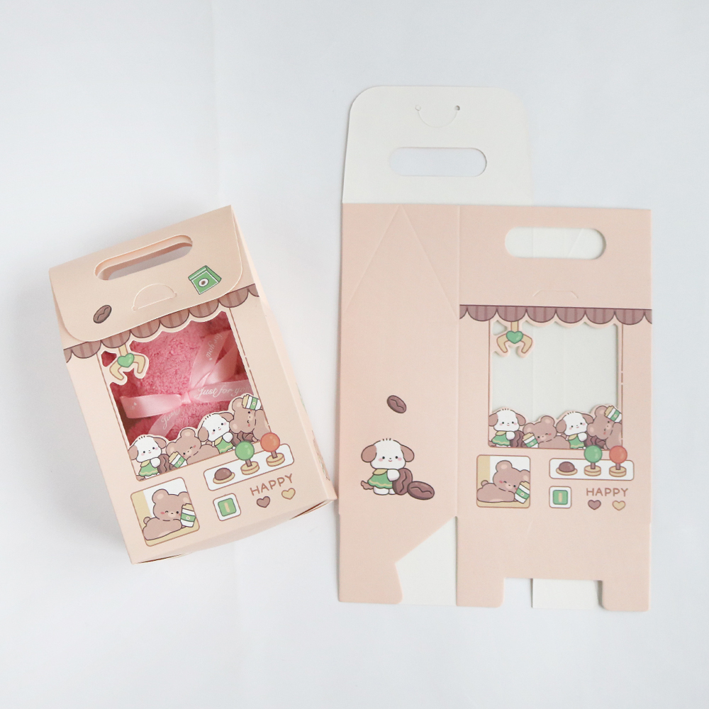 니즈엘 고리 수건 곰 타올(소) 30x30+선물상자+스티커 어린이집 행사 답례품, 4세트 이미지 6