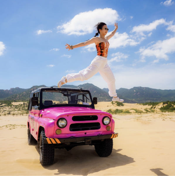 나트랑사막 판랑투어 스냅사진 리무진버스 [선라이즈선택] 깜란 공항 픽업 샌딩 얼리모닝 무이네보다 가까운 일일지프 베트남 체크아웃 투어