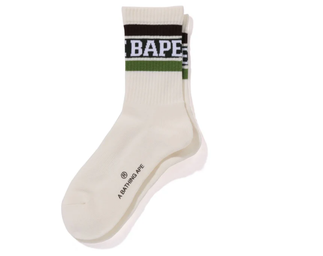 베이프 양말 BAPE LINE SOCKS 1K70-184-010 - 상세 이미지 3