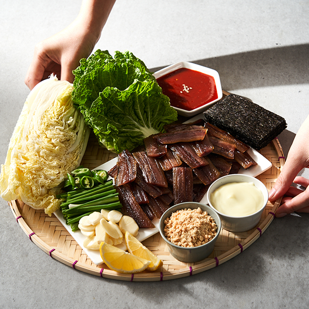 봉선생 과메기 포항 구룡포 과메기 야채세트