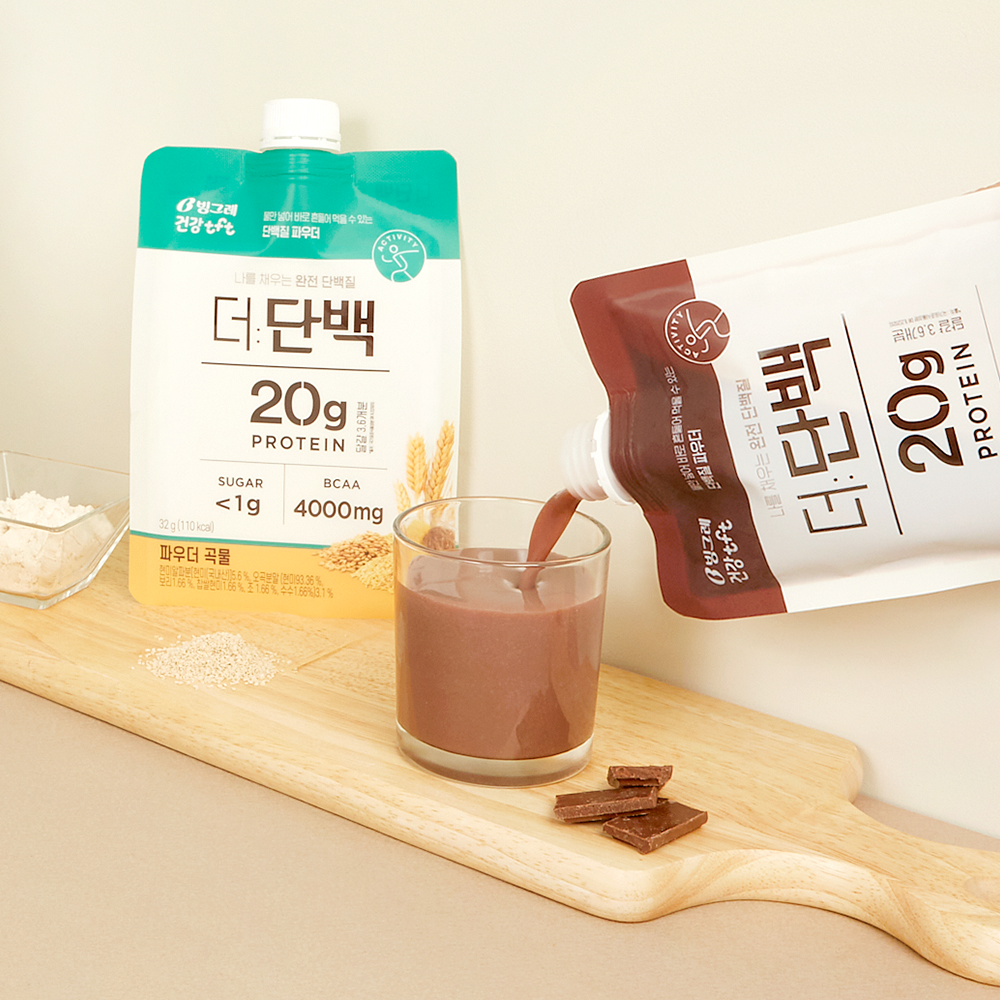 빙그레 더단백 파우더 단백질 쉐이크 곡물 7개입 이미지 3