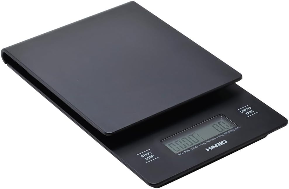 하리오 V60 커피 드립스케일 저울 타이머 블랙 VSTN-2000B