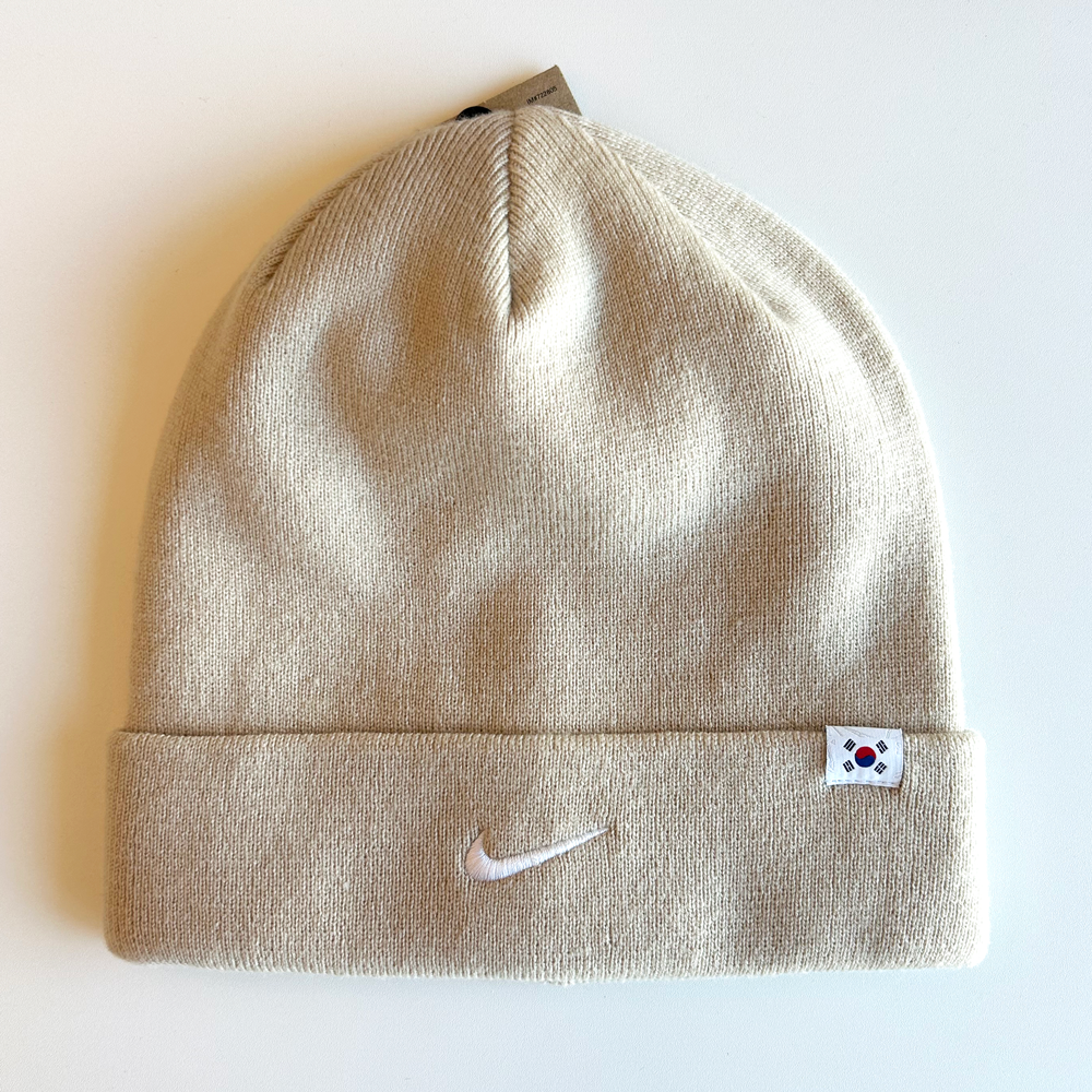 나이키 코리아 니트 러닝 비니 남녀공용 겨울모자 HF8872베이지, Free