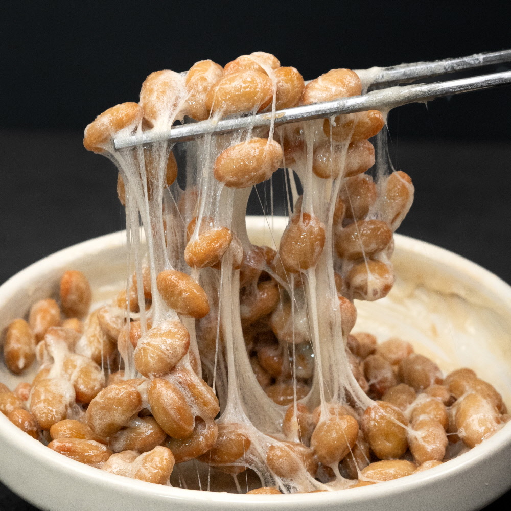 싸리재 발효콩 바로먹는 생청국장, 백태 낫또 국산콩 생나또 60g, 15개