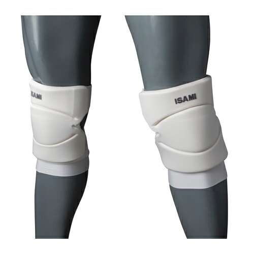 이사미 ISAMI 운동 무릎 보호대 L-110 화이트 블랙 2컬러 - 상세 이미지 3