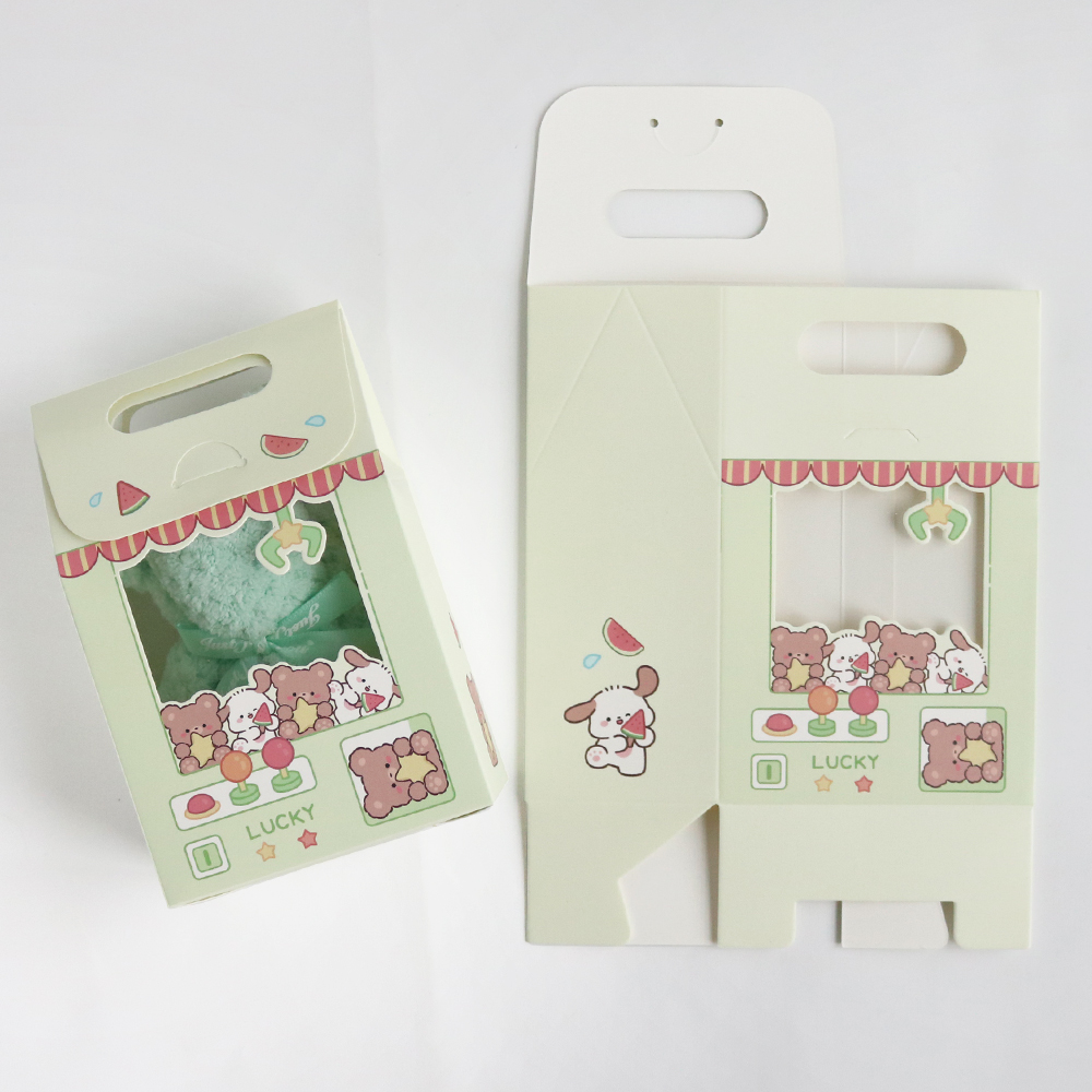 니즈엘 고리 수건 곰 타올(소) 30x30+선물상자+스티커 어린이집 행사 답례품, 4세트 이미지 7