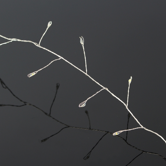 크리스마스 LED 지네조명 야외트리전구 1000구 전원잭o 실버선