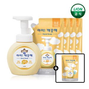 아이깨끗해 핸드워시 250ml 본품+200ml 리필 4개+100ml 증정 솔직 후기 | 피부 타입별 분석 - 상품 이미지 1